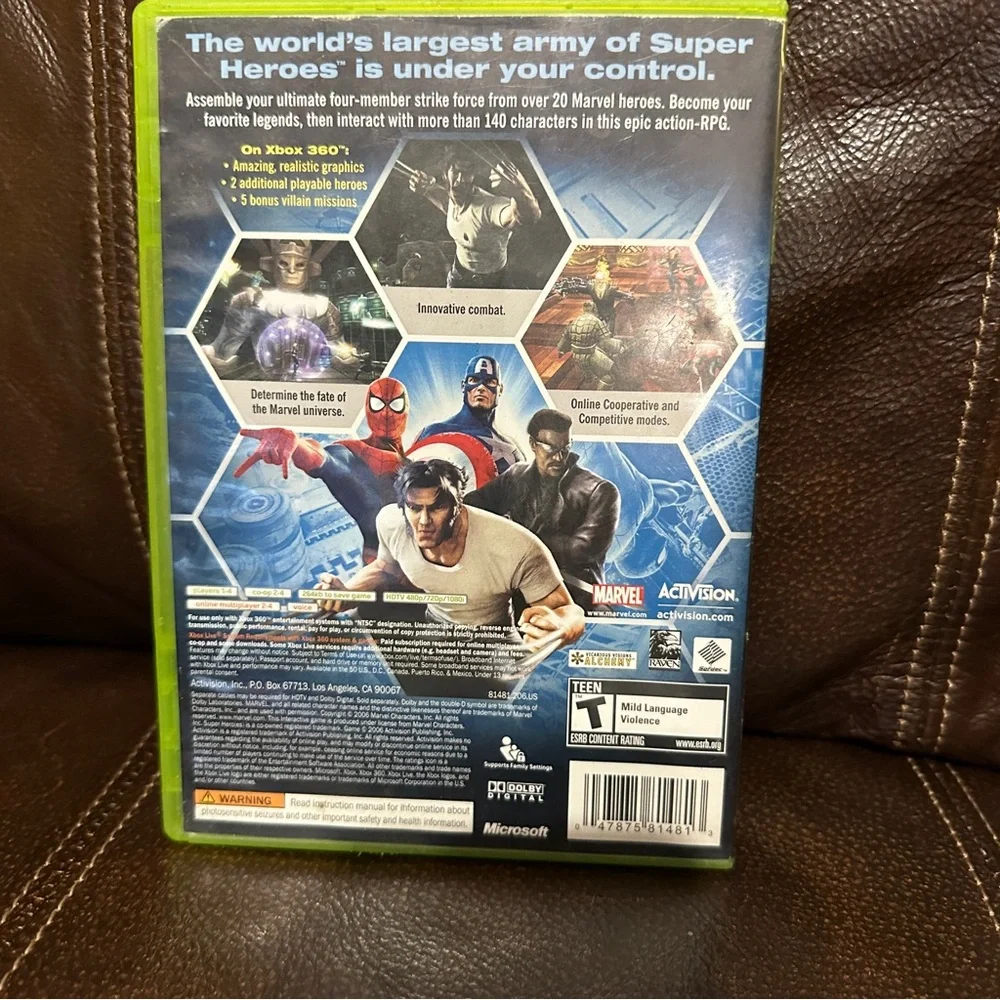 Marvel: Ultimate Alliance (Microsoft‎ Xbox 360, 2006)